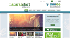 Desktop Screenshot of naturalstart.org